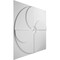 Ekena Millwork Windmill EnduraWall Decorative 3D Wall Panel, White, 19 5/8"W x 19 5/8"H WP20X20WIWH - alternate 6